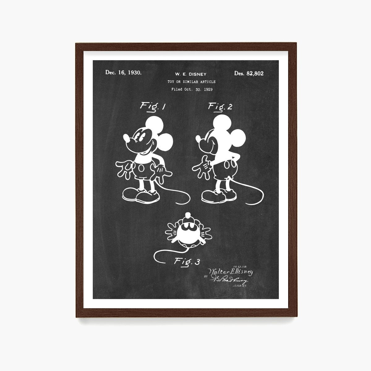  Mickey Mouse - Retro Disney Classic 24x36 Poster Art Print:  Posters & Prints