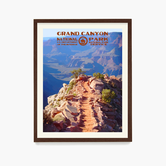 Grand Canyon National Park Poster, National Park Wall Art