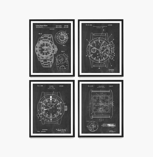 Rolex Watch Patent Wall Art, Rolex Wrist Poster